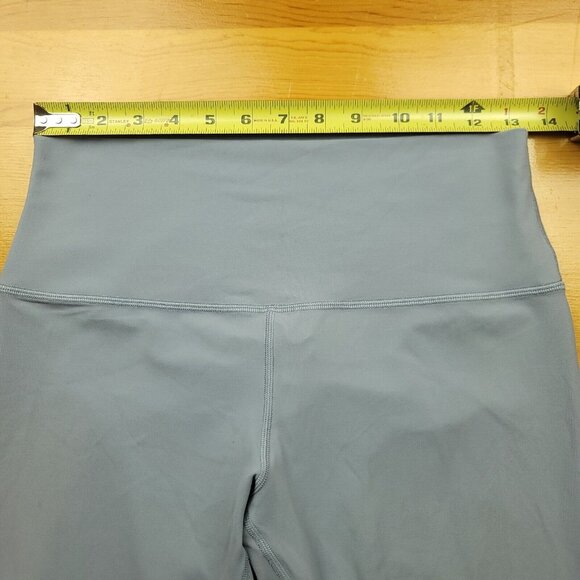Lululemon Womens 10 Leggings Align High-Rise Pant 21 in. Gray Blue - Picture 8 of 12